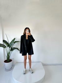 Premium Oversize Siyah Blazer Ceket GausCEKETGU001739