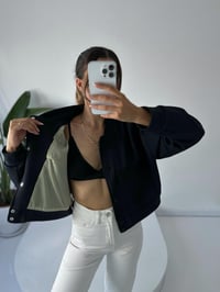 Premium Siyah Bomber Ceket GausCEKETGU001800