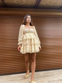 Princess Kat Kat Elbise SarıGausELBİSEGU00460