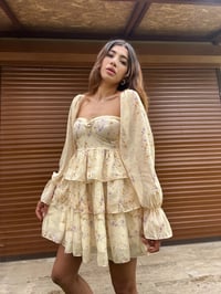 Princess Kat Kat Elbise SarıGausELBİSEGU00460