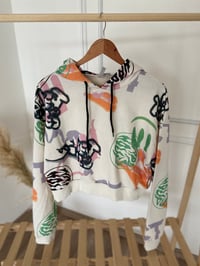 Renkli kapüşonlu Sweat