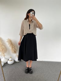 Ruis Vizon Gömlek Detaylı ElbiseGausELBİSEGU008445