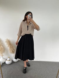 Ruis Vizon Gömlek Detaylı ElbiseGausELBİSEGU008445