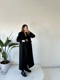 Siyah Kol Detaylı Premium TrençkotGausKABANGU001908