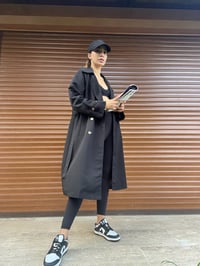 Siyah Premium TrençkotGausKABANGU00477