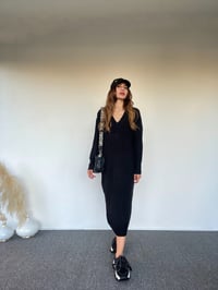 Siyah Triko ElbiseGausELBİSEGU00526