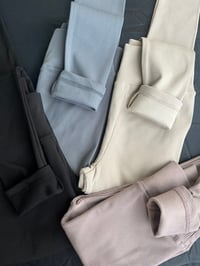 Toprak Rengi İçi Şardonlu Fitilli TaytGausTAYTGU00611