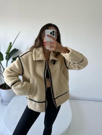 Trend Teddy Biker Kürk Ceket GausMONTGU001911