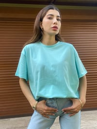 Turkuaz Mavisi Oversize TshirtGausTSHIRTGU00300