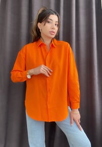 Turuncu Oversize Gömlek GausGÖMLEKGU00147
