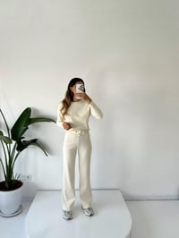 Viviana Krem Kaşkorse İkili TakımGausTAKIMGU001449