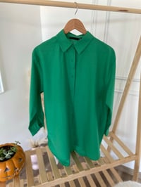 Yeşil Oversize Gömlek GausGÖMLEKGU00045