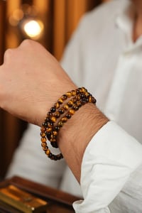99'luk Bileklik Namaz Tesbih Kaplan-gözü ( KOLYE - BİLEKLİK - TESBİH ) 