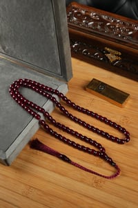 99'luk Sıkma Kehribar Eski Usül Namaz Tesbihi