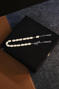 At Figürlü Full Gümüş Tasarım Rus Damla Kehribar Zaza Tesbih