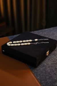 At Figürlü Full Gümüş Tasarım Rus Damla Kehribar Zaza Tesbih