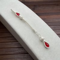 Bal Taşlı Gümüş Kazaziye Kamçı
