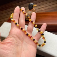 Bebek Diş Kolyesi Gerçek Damla Kehribar