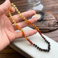 Bebek Diş Kolyesi Gerçek Damla Kehribar