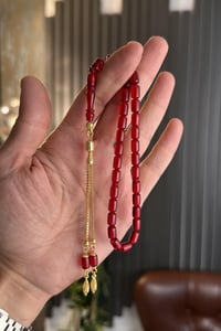 Bilek Boy Gümüş Püskül Ateş-i Kehribar
