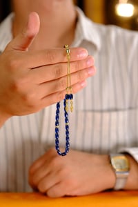 Bilek Boy Gümüş Püskül Ateş-i Kehribar Tesbih