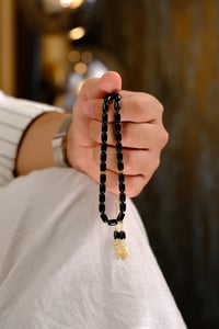 Bilek Boy Gümüş Püskül Ateş-i Kehribar Tesbih