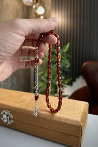 Bilek Boy Rus Damla Kehribar Gümüş