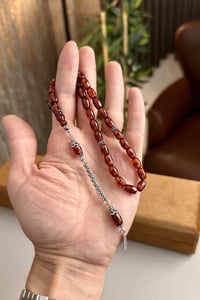 Bilek Boy Rus Damla Kehribar Gümüş