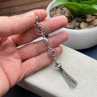 Çakra Serisi Turuncu Gümüş Püskül