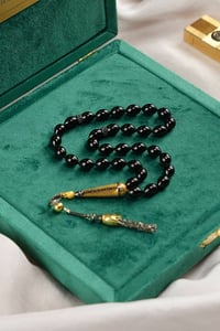 Diamond Gümüş Serisi Oltu Taşı Tesbih Koleksiyonluk