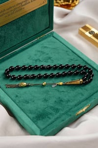 Diamond Gümüş Serisi Oltu Taşı Tesbih Koleksiyonluk