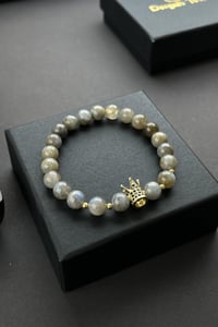 Diamond Serisi Orjinal Labradorit Bileklik