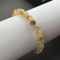 Diamond Serisi Orjinal Sitrin Taşı Bileklik