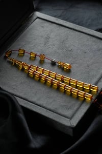 Eski Alman Zar Ateş Kehribar Tesbih (Antique Faturan Amber)