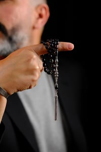 Fakir Usta El işçiliği Nakkaş İmame Tamamı Gümüş Tasarım Micro Color Sıkma Kehribar