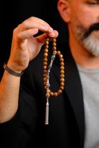 Fakir Usta El işçiliği Nakkaş İmame Tamamı Gümüş Tasarım Kuka Tesbih