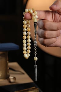 Fakir Usta Eseri Nakkaş İmame Sığırcık Kesim Rus Damla Kehribar Tesbih