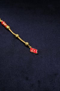 Gold Ayyıldız Tasarım Gümüş Püskül