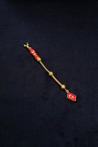 Gold Ayyıldız Tasarım Gümüş Püskül