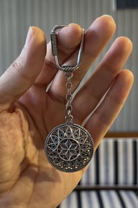 Göz Yaşı Motif Gümüş Telkari Anahtarlık
