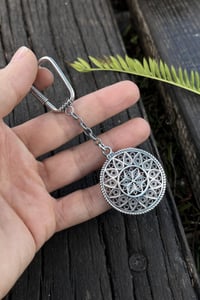 Göz Yaşı Motif Gümüş Telkari Anahtarlık