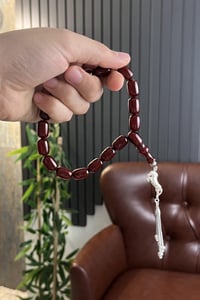 Gümüş At Şahlanış Serisi Yeni Alman Sıkma Efe Tesbih