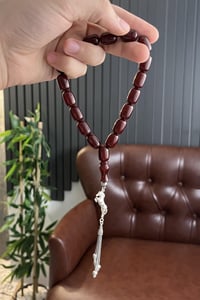 Gümüş At Şahlanış Serisi Yeni Alman Sıkma Efe Tesbih