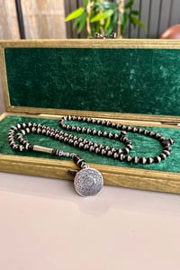 Gümüş Ayet-el kursi tasarımlı Kuka Namaz tesbihi