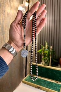 Gümüş Ayet-el kursi tasarımlı Kuka Namaz tesbihi