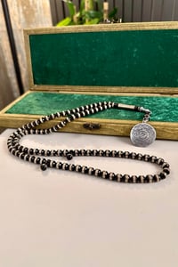Gümüş Ayet-el kursi tasarımlı Kuka Namaz tesbihi
