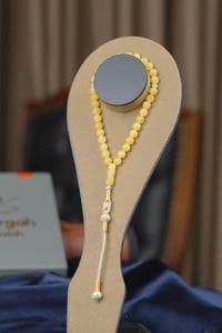 Has Kaya Damla Kehribar Özel Tasarım Gümüş Kazaz Kamçı (Amber), (مسبحة قطرة كهريبار)