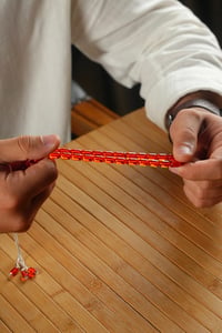 Kişiye Özel Gümüş Harf Tasarımlı Kapsül Model Sıkma Kehribar Tesbih