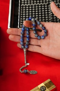 Lapis Lazuli Gümüş İsimli Tesbih Trend