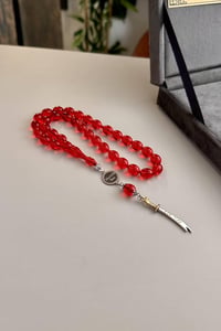 Love Serisi İsimli Kırmızı Yeni Alman Sıkma  Gümüş Tasarım